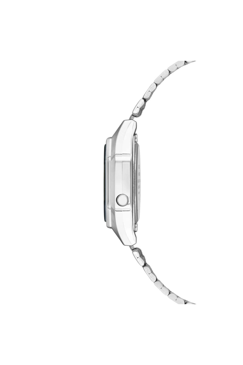 Load image into Gallery viewer, Casio Ladies Mid-Size Silver Tone Digital Retro Watch LA-680WA-1DF