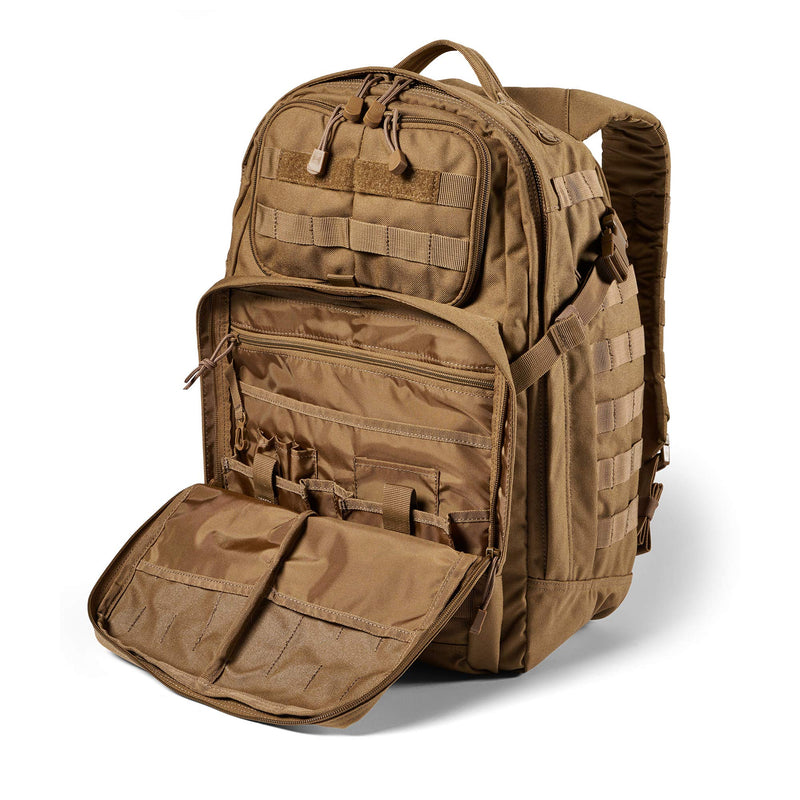 Load image into Gallery viewer, 5.11 Tactical Backpack, Rush 24 2.0, Military Molle Pack, CCW with Multiple Compartments, 37 Liter, Medium, Style 56563, Kangaroo