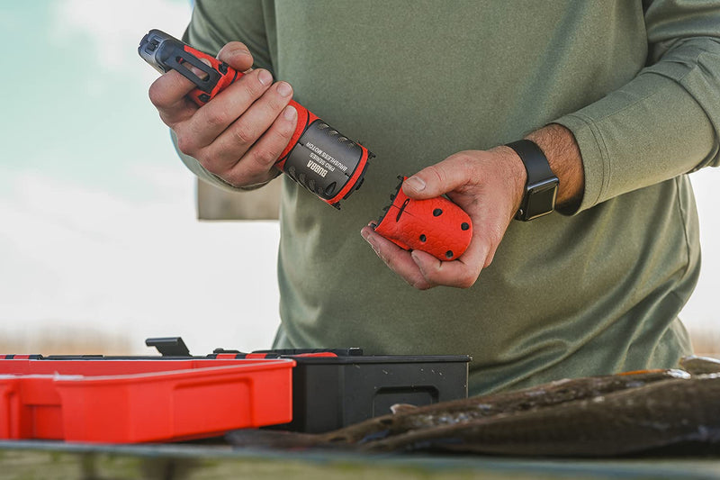 Load image into Gallery viewer, BUBBA Pro Series Lithium-Ion Electric Fillet Knife with Non-Slip Grip Handle, 4 Ti-Nitride S.S. Coated Non-Stick Reciprocating Blades, Charger and Case for Fishing