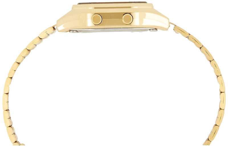 Load image into Gallery viewer, Casio Ladies Mid-Size Gold Tone Digital Retro Watch LA-680WGA-9DF