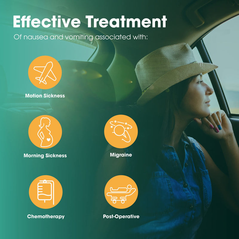 Load image into Gallery viewer, Reliefband Premier | FDA Cleared | Vomiting Relief for Motion Sickness (Car, Air, Train, Sea), & Morning Sickness | Drug Free (Slate Blue)