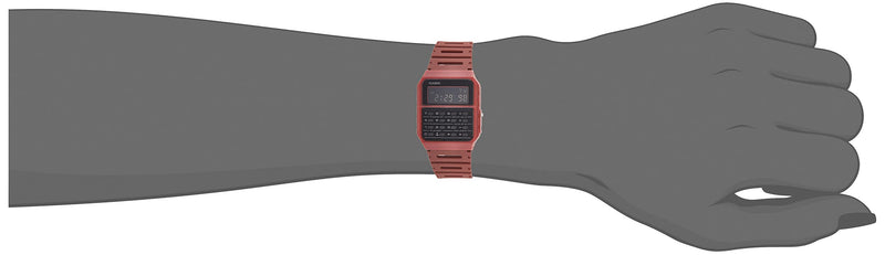Load image into Gallery viewer, Casio CA-53WF-4B Calculator Red Digital Mens Watch Original New Classic CA-53