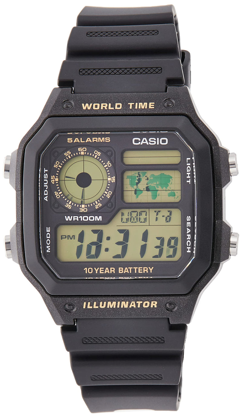 Load image into Gallery viewer, Casio Classic Black Watch AE1200WH-1B