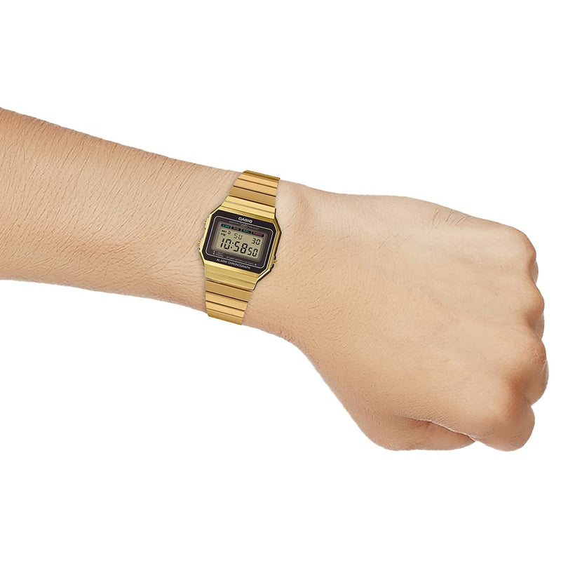 Load image into Gallery viewer, Casio Digital Fashion Quartz Ladies Youth Casio A700WG-9A
