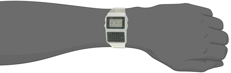 Load image into Gallery viewer, Casio Men's Silver Tone 25 Memory Calculator Databank Watch