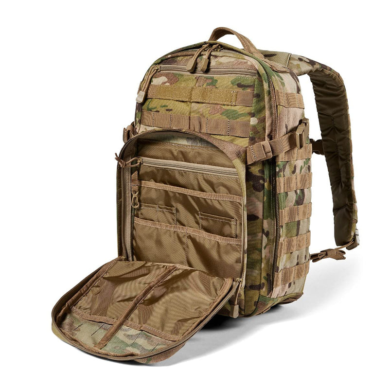 Load image into Gallery viewer, 5.11 Tactical Backpack Rush 12 2.0 Military Molle Pack, CCW with Multiple Compartments, 24 Liter, Small, Style 56562, Multicam