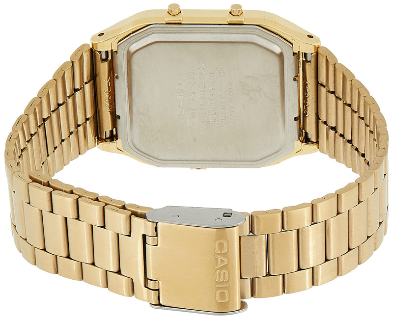 Load image into Gallery viewer, Casio Men's AQ-230GA-9D Gold Analog & Digital with Index Watch