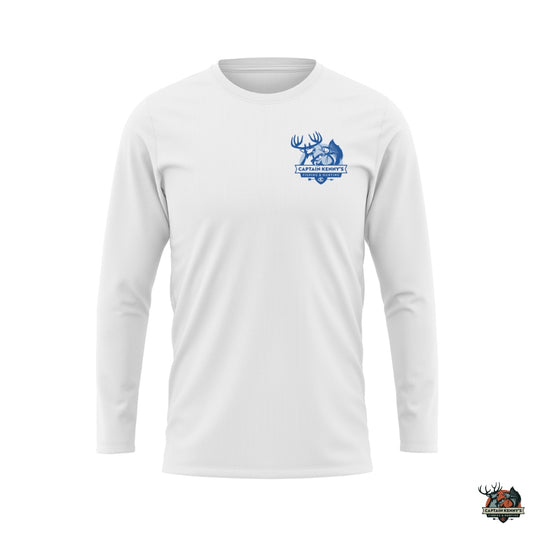 Captain Kenny's Crew Neck Long Sleeve Shirt, Offshore by Pete Agardy