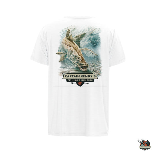 Captain Kenny's Crew Neck Short Sleeve Shirt, Snook by Pete Agardy