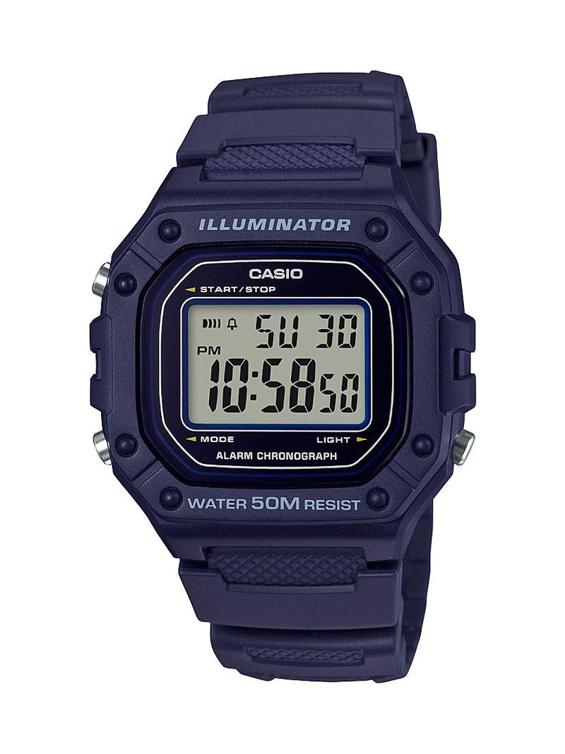 Load image into Gallery viewer, Casio Men's W-218H-2AVCF Classic Digital Display Quartz Blue Watch