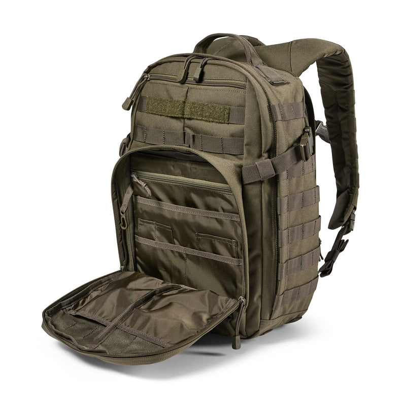 Load image into Gallery viewer, 5.11 Tactical Backpack – Rush 12 2.0 – Military Molle Pack, CCW and Laptop Compartment, 24 Liter, Small, Style 56561, Ranger Green