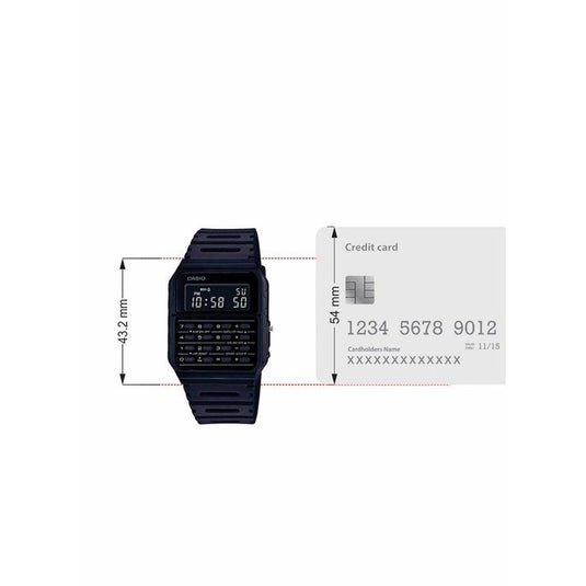 Casio CA-53WF-1B Calculator Black Digital Mens Watch Original New Classic CA-53
