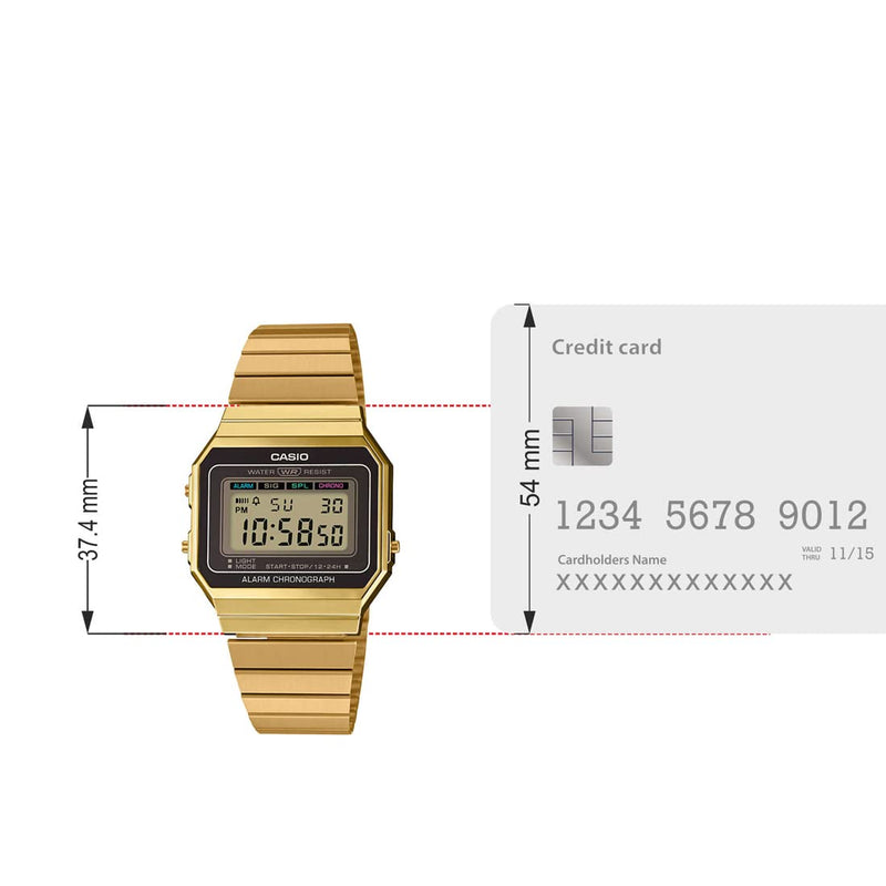 Load image into Gallery viewer, Casio Digital Fashion Quartz Ladies Youth Casio A700WG-9A