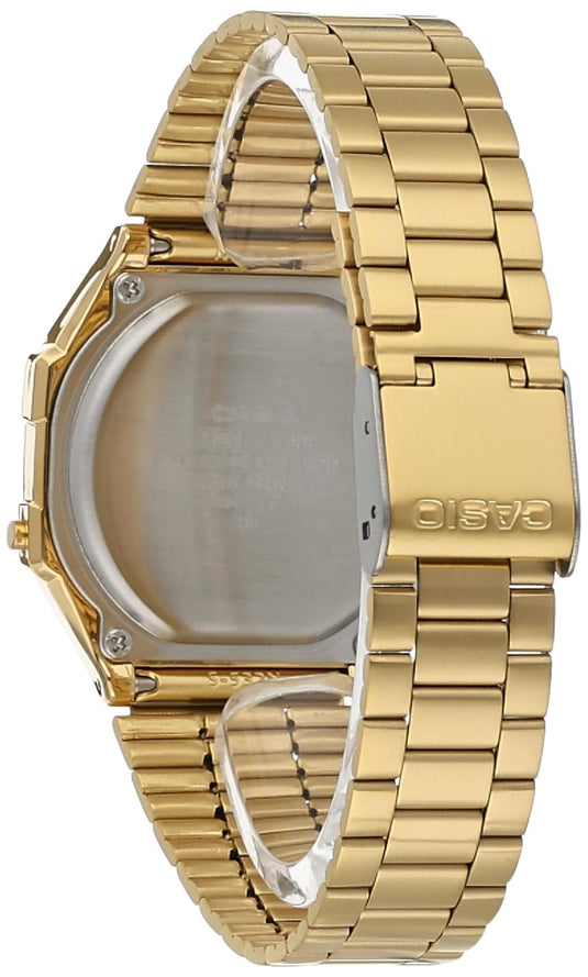 Casio Vintage Retro Gold Digital Dial Stainless Steel Unisex Watch A168WG9UR
