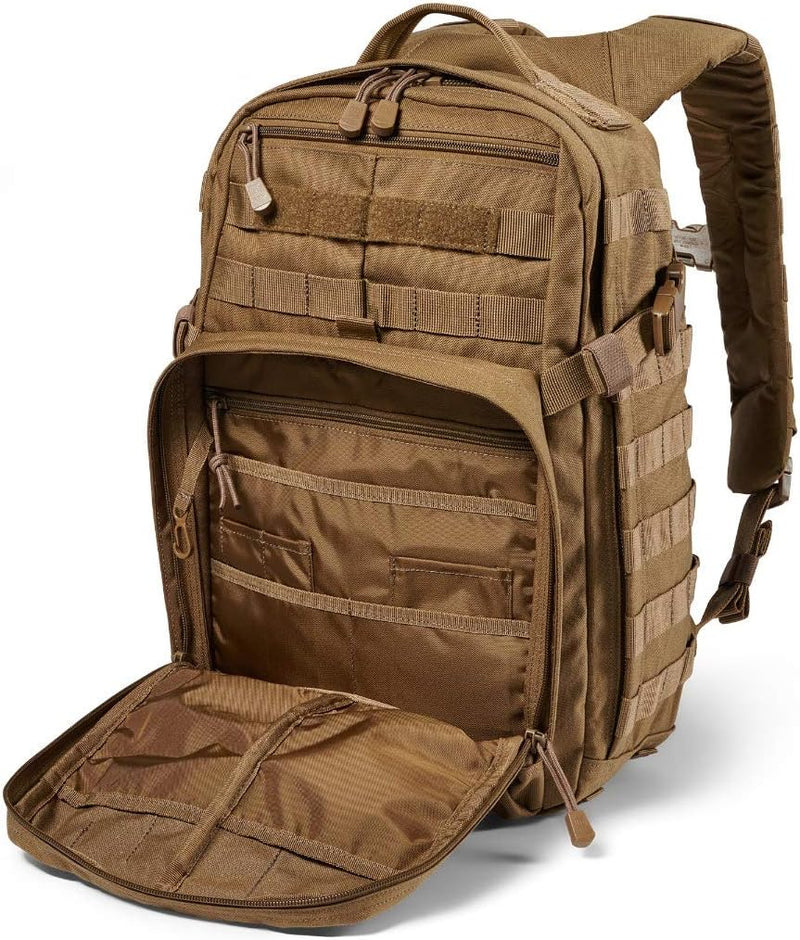 Load image into Gallery viewer, 5.11 Tactical Backpack Rush 12 2.0 Military Molle Pack, CCW and Laptop Compartment, 24 Liter, Small, Style 56561, Kangaroo