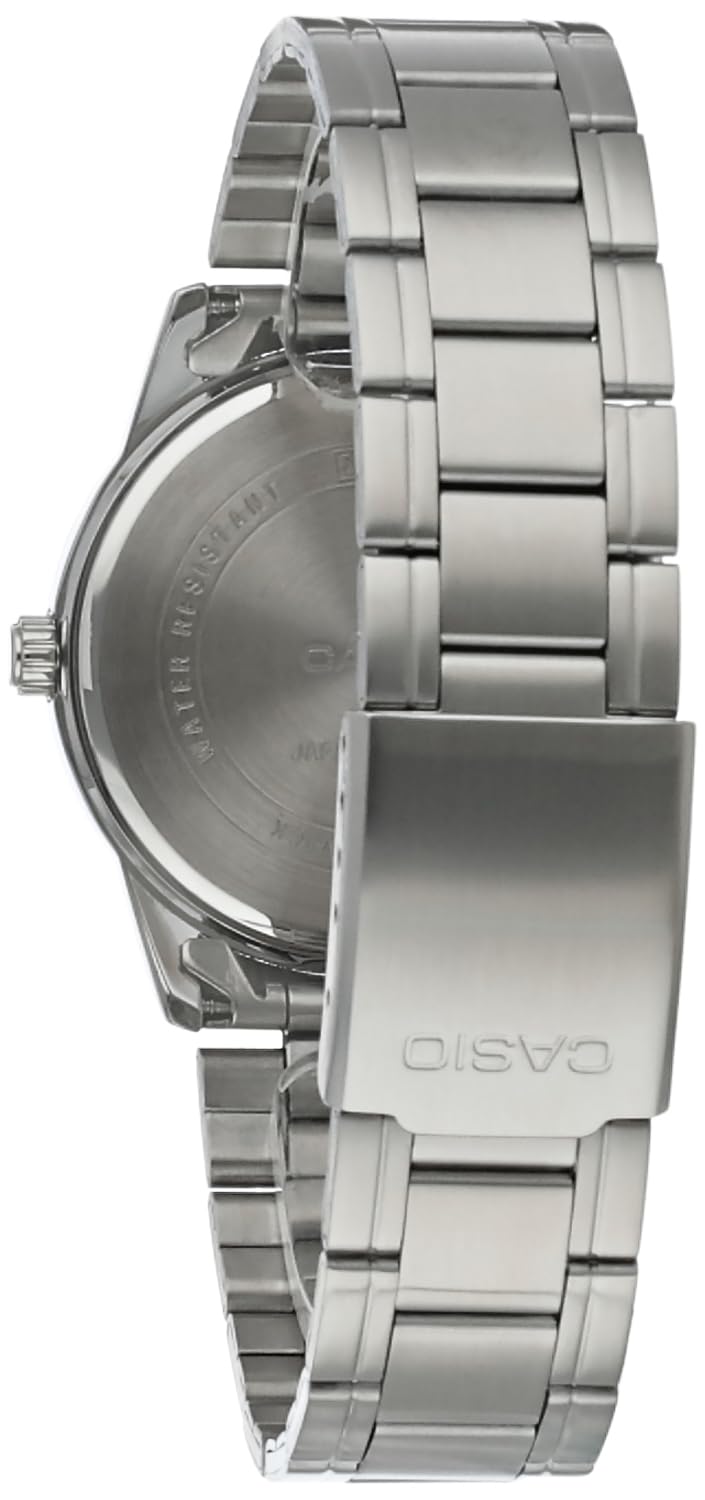 Load image into Gallery viewer, Casio #MTP-V001D-1B Men's Standard Stainless Steel Easy Reader Black Dial Watch