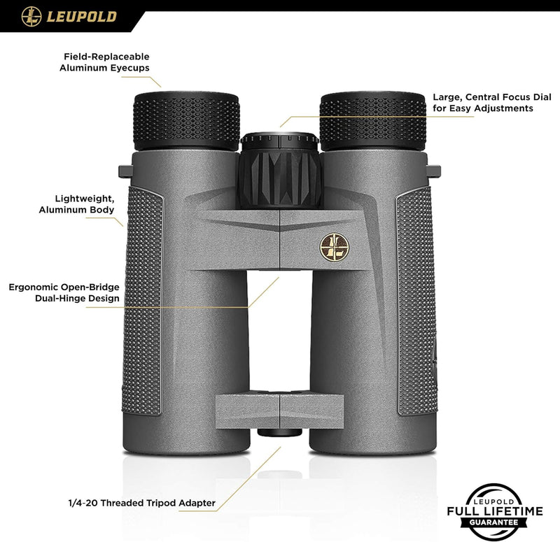 Load image into Gallery viewer, Leupold BX-4 Pro Guide HD Binoculars, 10x42mm, Shadow Gray (172666)