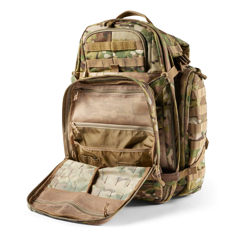 Load image into Gallery viewer, 5.11 Tactical Backpack Rush 72 2.0 Military Molle Pack, CCW with Multiple Compartments, 55 Liter, Large, Style 56565 Multicam