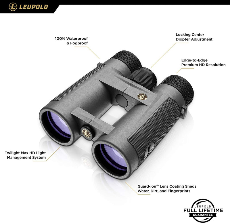 Load image into Gallery viewer, Leupold BX-4 Pro Guide HD Binoculars, 10x42mm, Shadow Gray (172666)