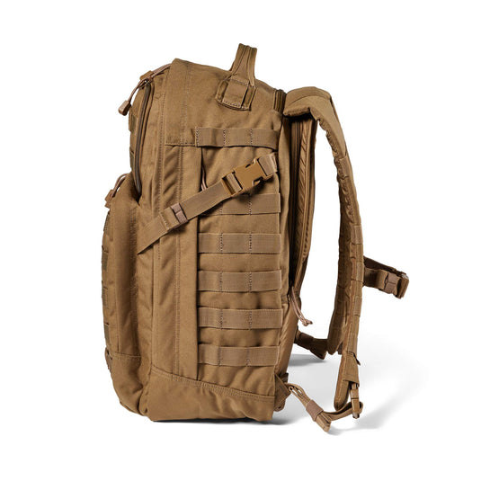 5.11 Tactical Backpack, Rush 24 2.0, Military Molle Pack, CCW with Multiple Compartments, 37 Liter, Medium, Style 56563, Kangaroo