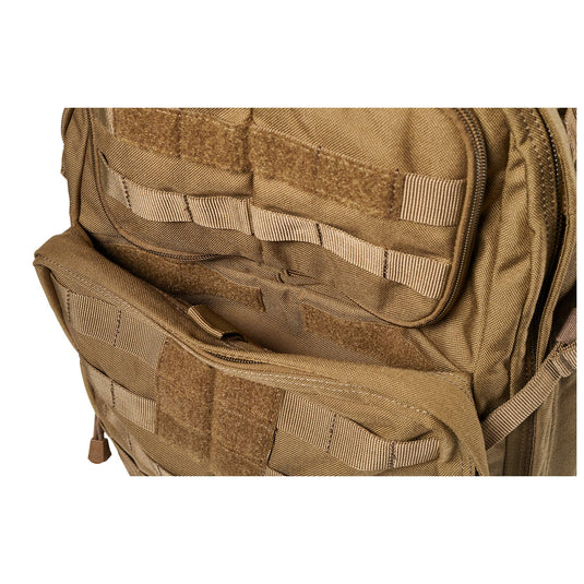 5.11 Tactical Backpack, Rush 24 2.0, Military Molle Pack, CCW with Multiple Compartments, 37 Liter, Medium, Style 56563, Kangaroo