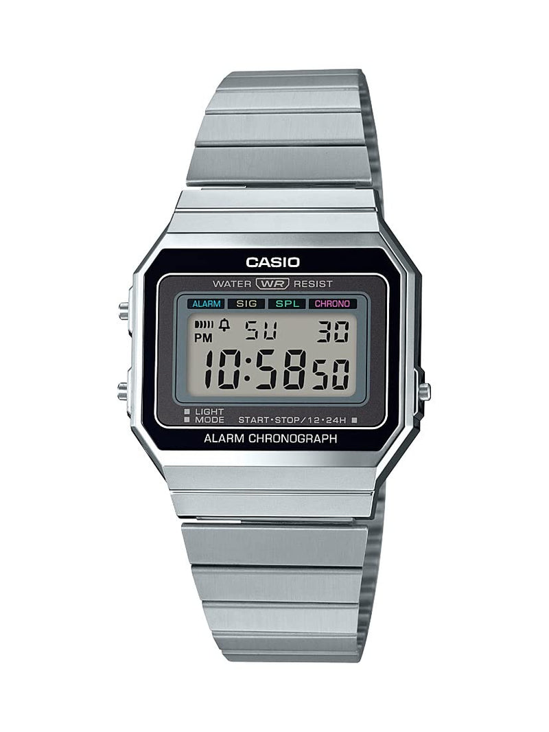 Load image into Gallery viewer, Casio Men&#39;s A700W-1ACF Classic Digital Display Quartz Silver Watch
