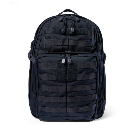 5.11 Tactical Backpack, Rush 24 2.0, Military Molle Pack, CCW with Multiple Compartments, 37 Liter, Medium, Style 56563, Dark Navy