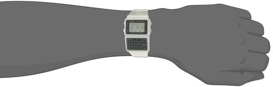 Casio Men's Silver Tone 25 Memory Calculator Databank Watch