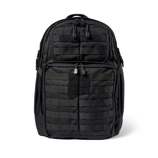 5.11 Tactical Backpack, Rush 24 2.0, Military Molle Pack, CCW with Multiple Compartments, 37 Liter, Medium, Style 56563, Black