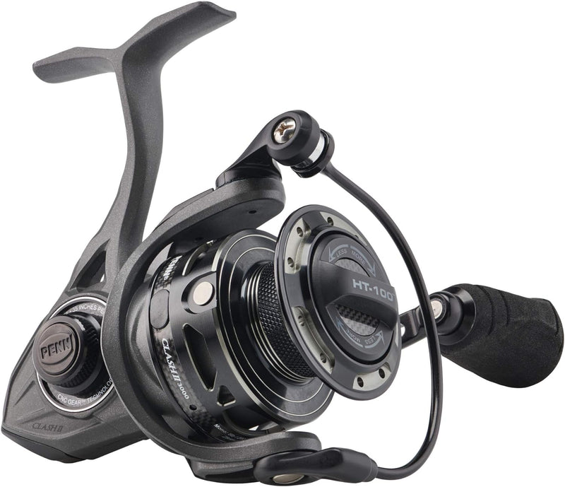 Load image into Gallery viewer, PENN Clash II Spinning Fishing Reel Grey/Black, 4000
