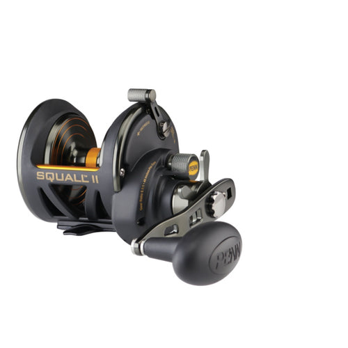 PENN Fishing Penn Squall II Star Drag Conventional Fishing Reel, Black Gold (SQLII25NSDLH)