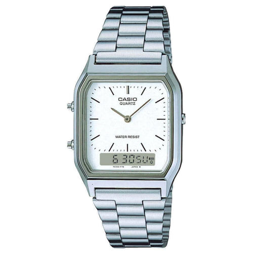 Casio Collection AQ-230A-7DMQYES Mens Watch, Off-White