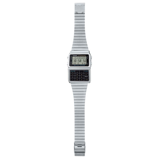 Casio Men's Silver Tone 25 Memory Calculator Databank Watch