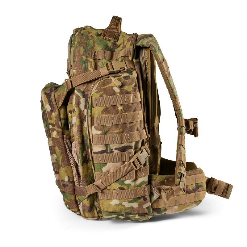 Load image into Gallery viewer, 5.11 Tactical Backpack Rush 72 2.0 Military Molle Pack, CCW with Multiple Compartments, 55 Liter, Large, Style 56565 Multicam
